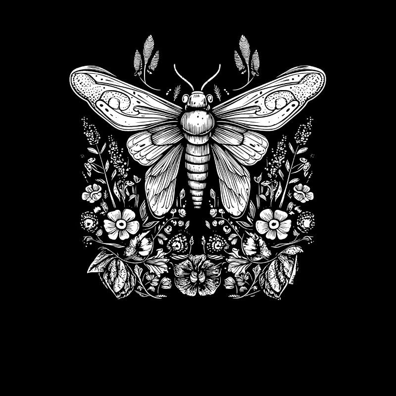Fairycore Schmetterling Floral Moth