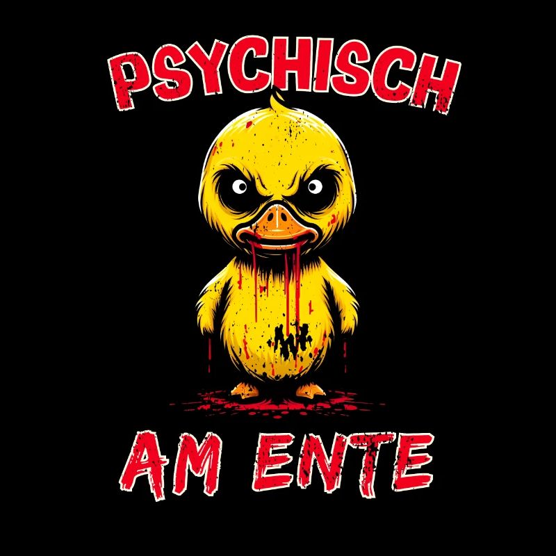 Psychisch am Ente - Ente sieht rot!