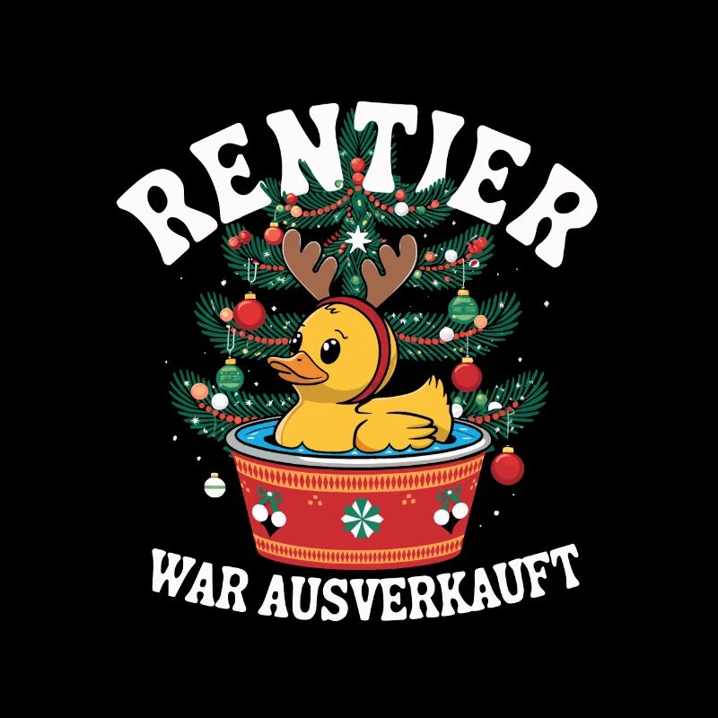 Le renne était épuisé - joyeux Noël