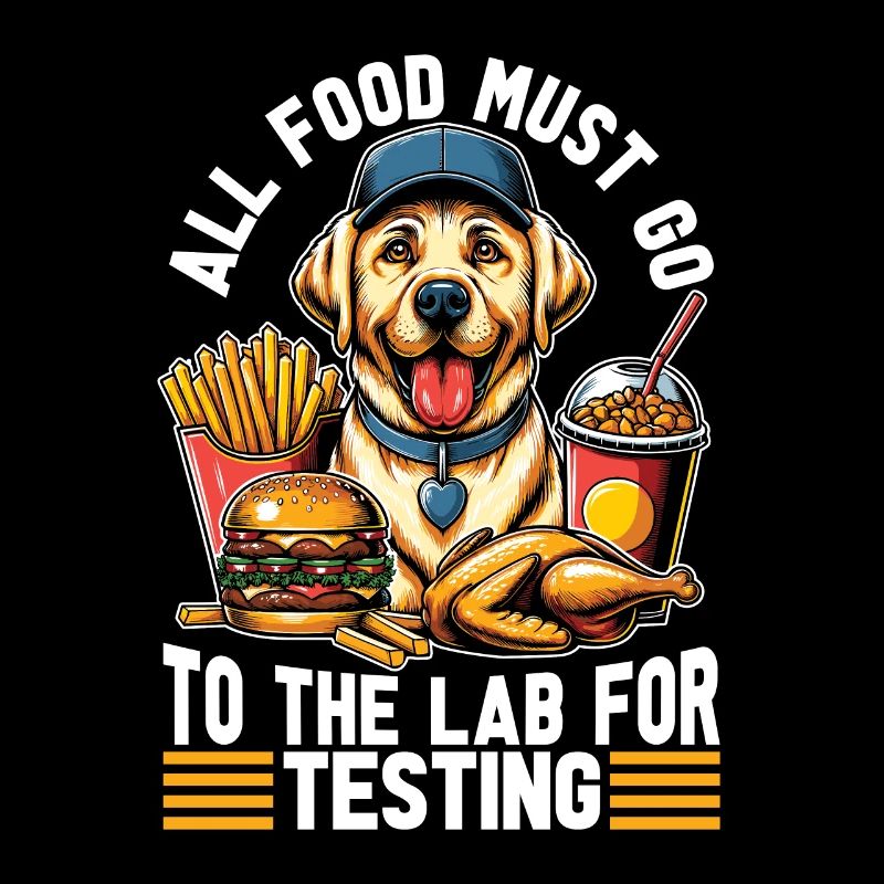 Labrador Retriever Toute la nourriture doit aller au propriétaire de l’animal