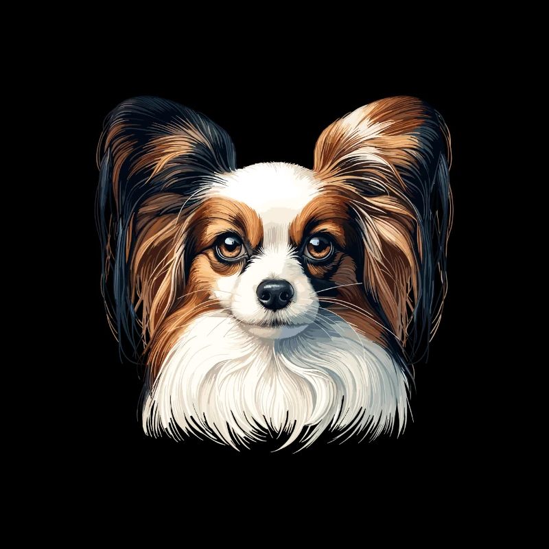 Visage de chien - Papillon