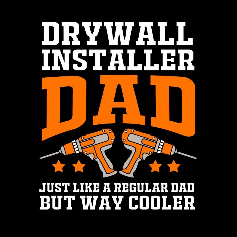 Construction site drywall assembly fitter father dad