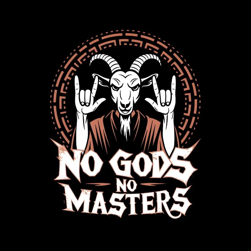 Pas de dieux ! Pas de Masters ! Athée, Sataniste, Religion