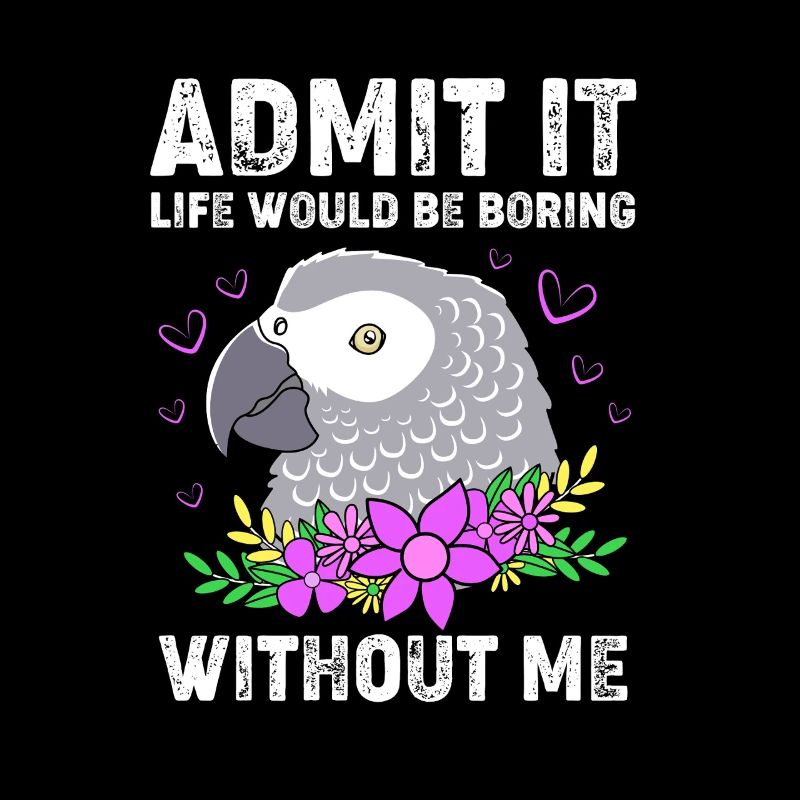 Papagei Grau Graupapagei