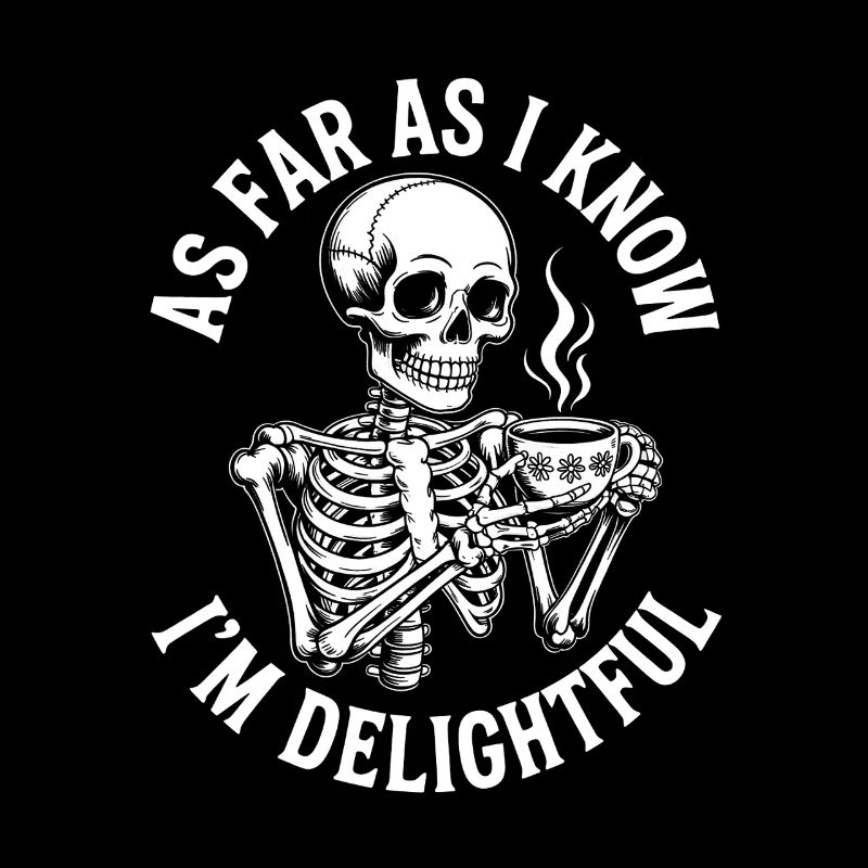 As far as I know I'm delightful! Sarkasmus
