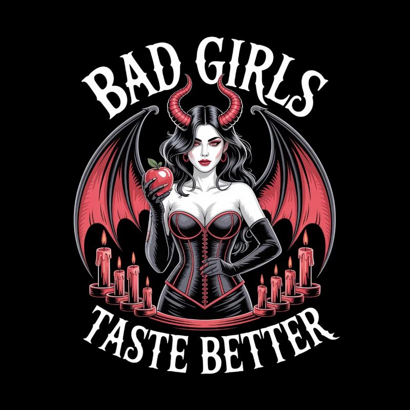 Bad Girls Taste Better! Goth Gothic Emo Baddie
