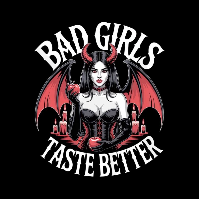 Bad Girls Taste Better! Goth Gothic Emo Baddie