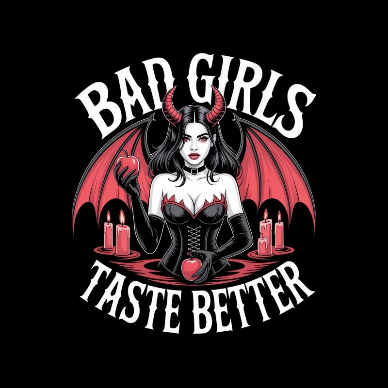 Bad Girls Taste Better! Goth Gothic Emo Baddie