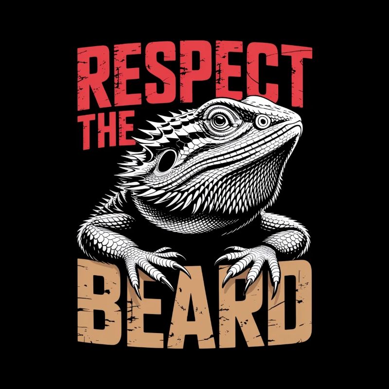 Respect the Beard! Bartagame Reptil Terraristik