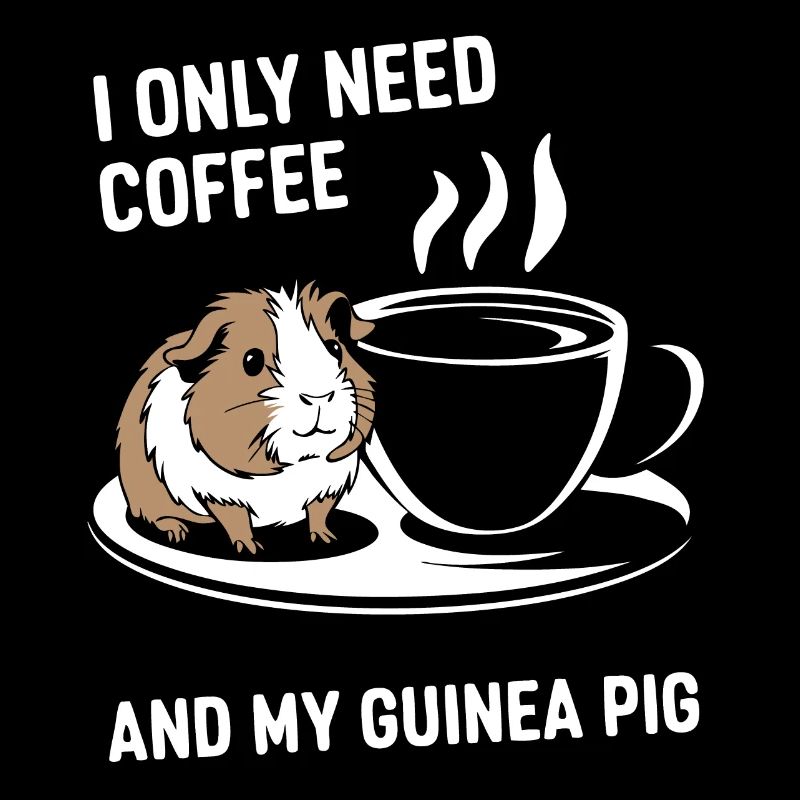 Besoin de café et de mon cochon d’Inde