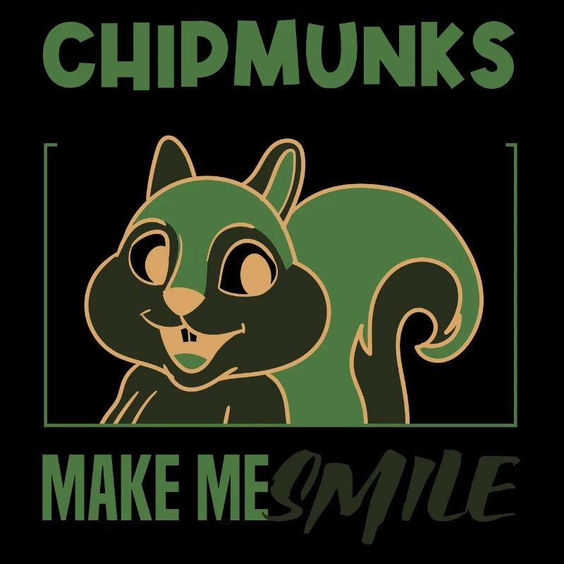Nature Animal Cute Saying Forest Animal Chipmunk