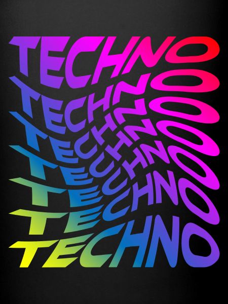Trippy Techno Rainbow