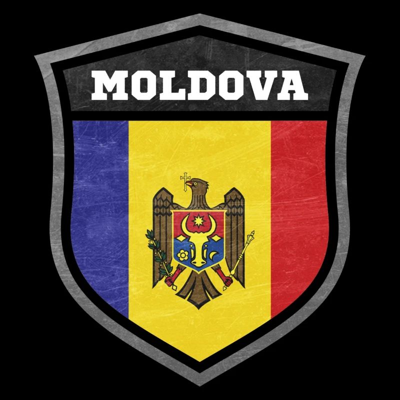 Moldawien Schild Logo Emblem