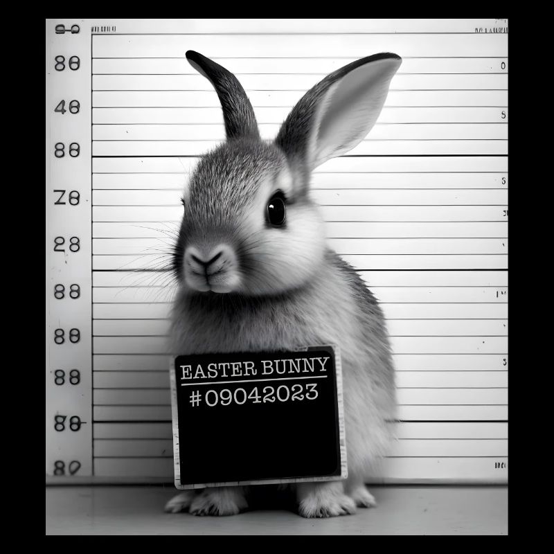 Funny Easter bunny design for rabbit breeders