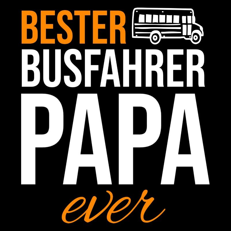 Busfahrer Papa Vater Schulbus Vatertag