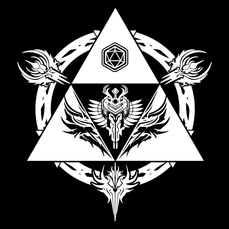 RPG logo spell circle