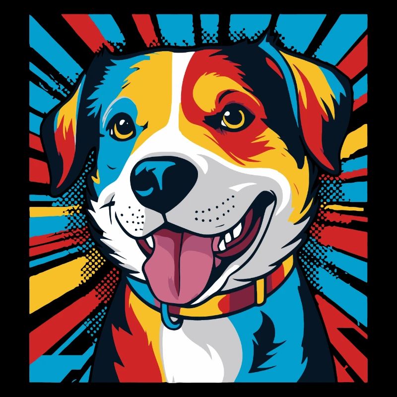 Chien Pop Art