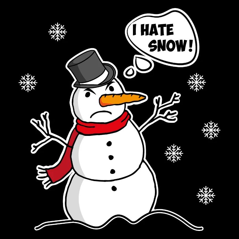 Schneemann hasst Schnee, Snowman hates snow
