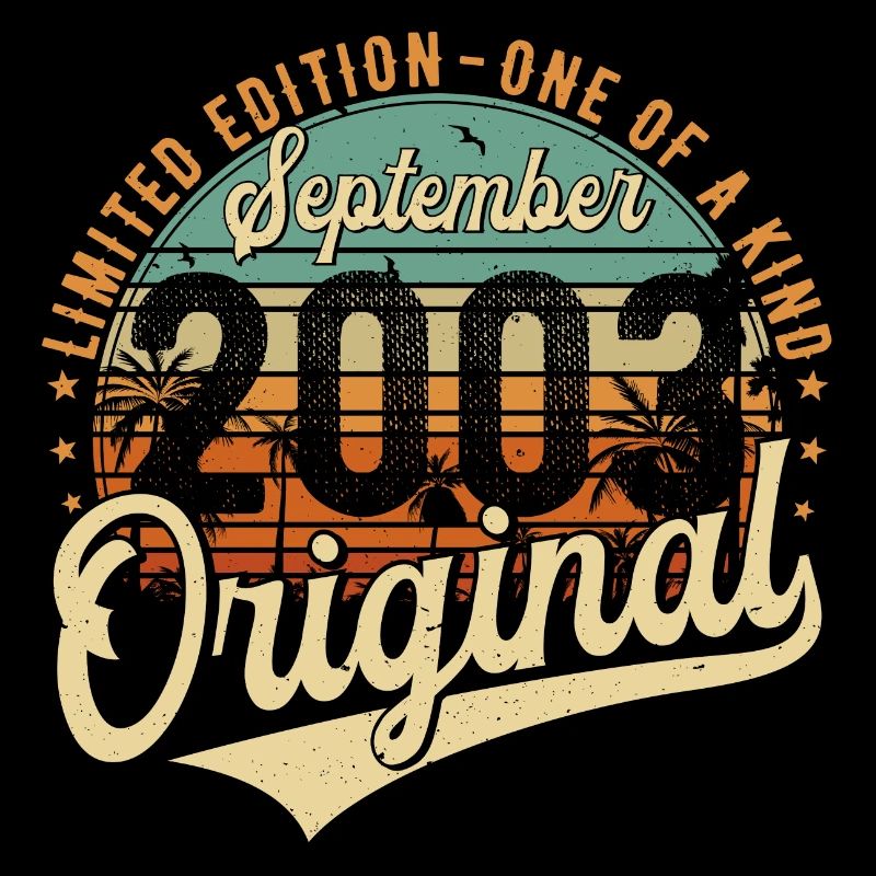 Septembre 2003 Vintage Anniversaire Rétro