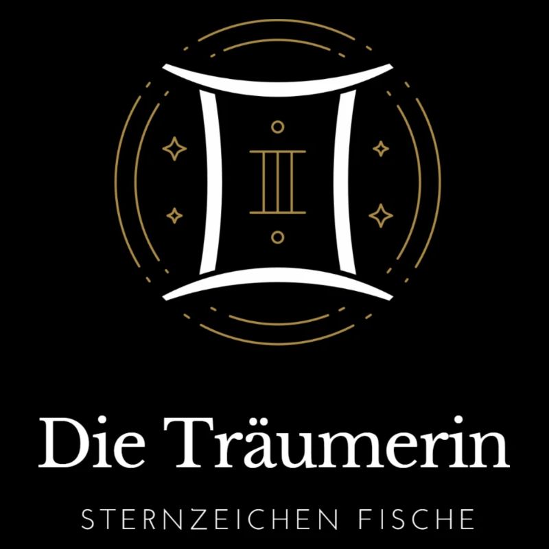 Pisces Träumerin Sternzeichen Muster