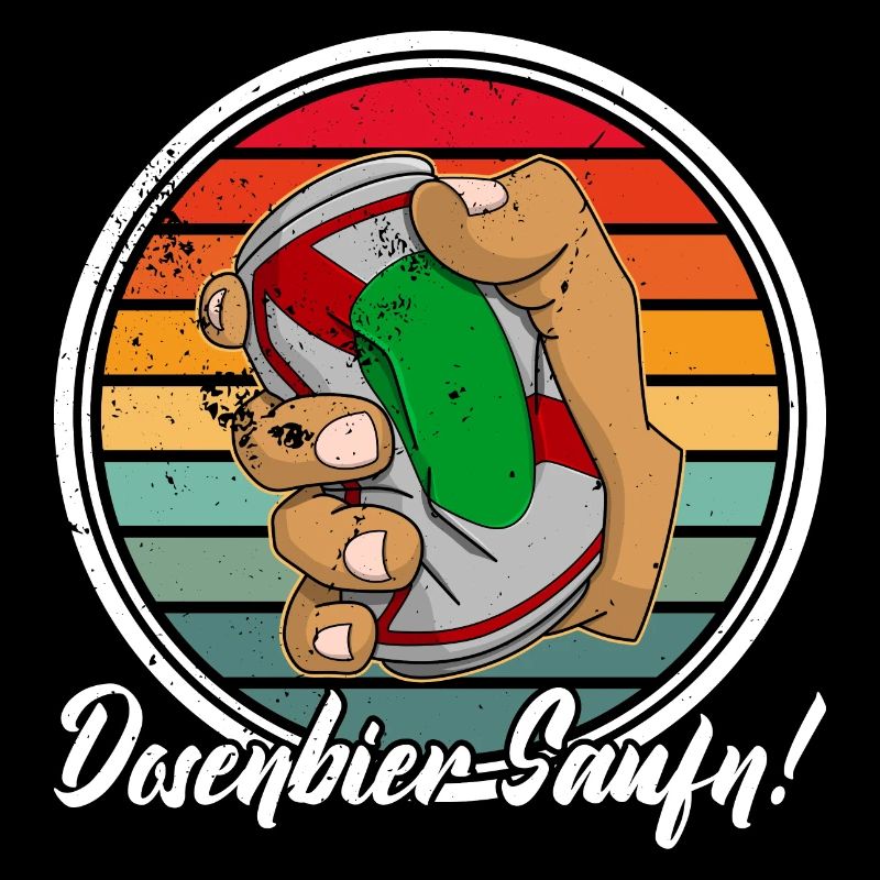 Dosenbier Alkohol Saufen Spruch Bierdosen Bier
