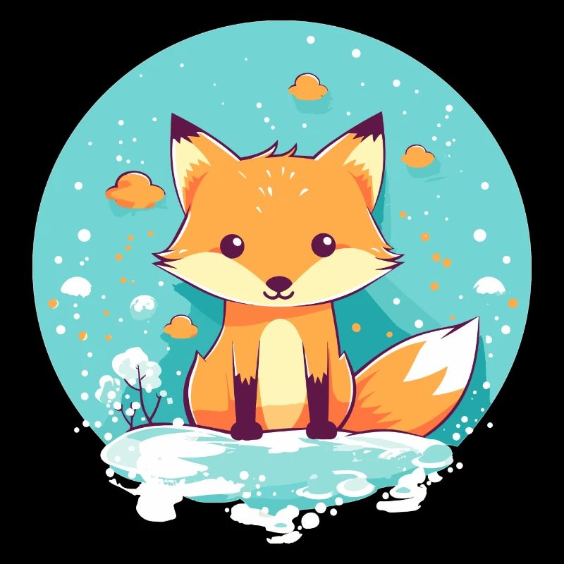 Cute Fox Winter Snow