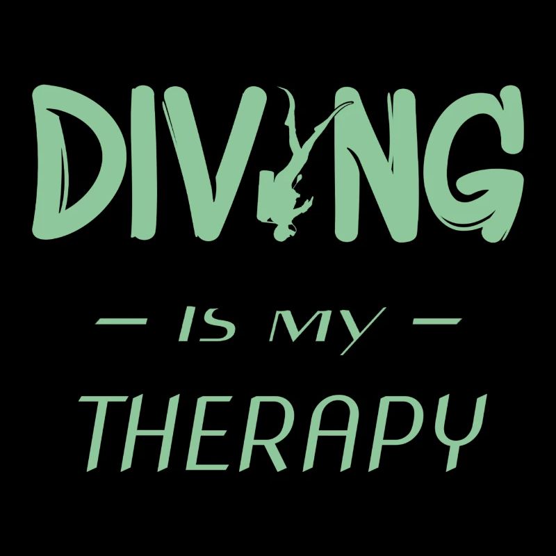 diving is my therapy