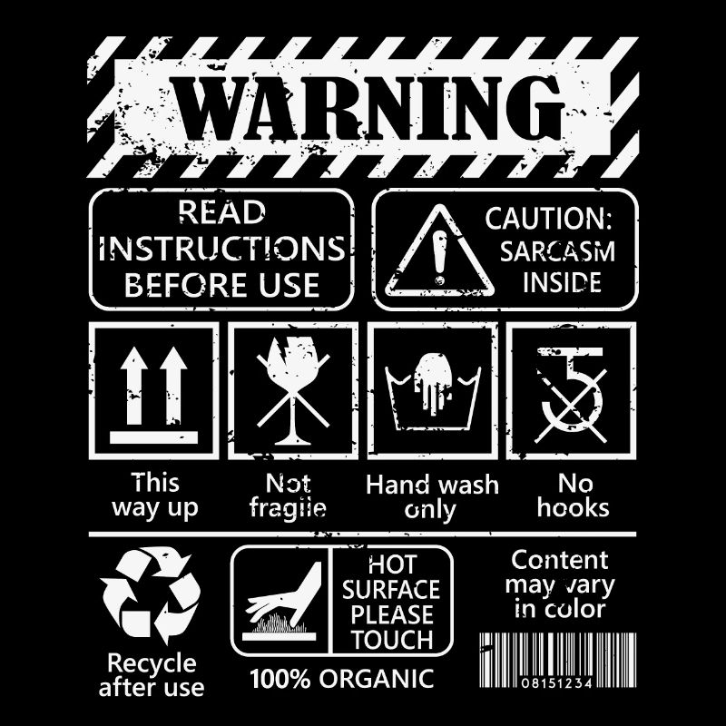 Instructions for Use - Warnings Humor and Sarcasm