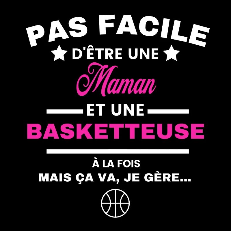 pas facile d'être basketteuse et Maman