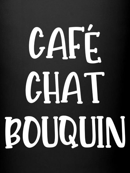 café chat bouquin
