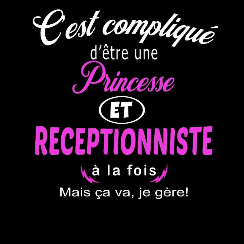 c'est compliqué princesse et receptionniste