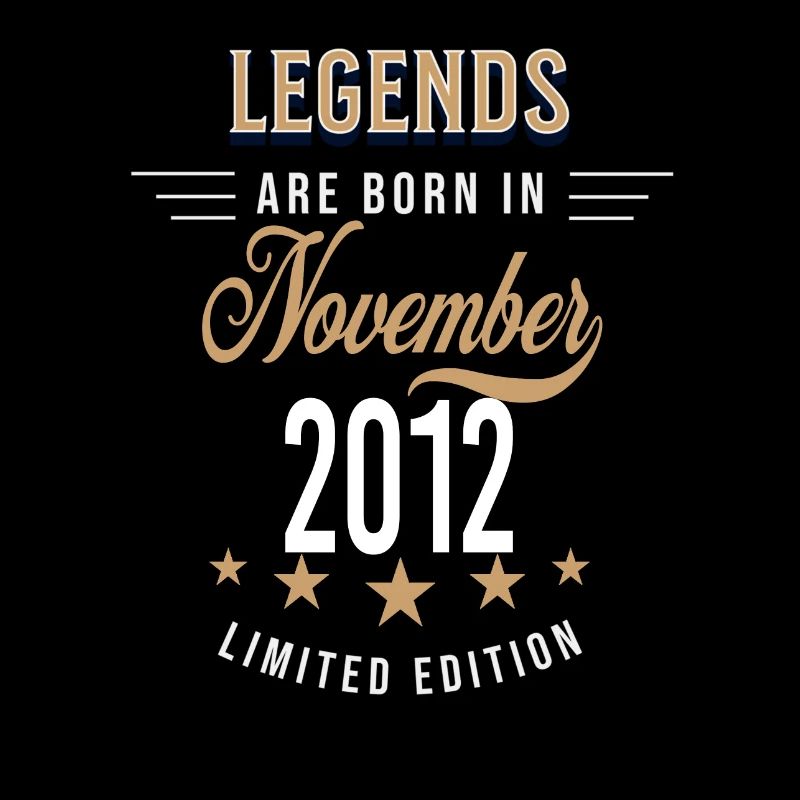 Legenden werden im November 2012 geboren