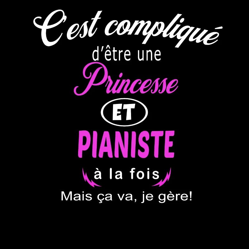 c'est compliqué princesse et pianiste