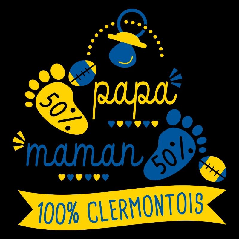 Rugby bébé clermontois supporter Rugby Clermont