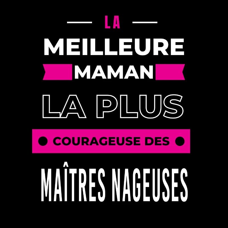 meilleure maman courageuse des maîtres nageuses