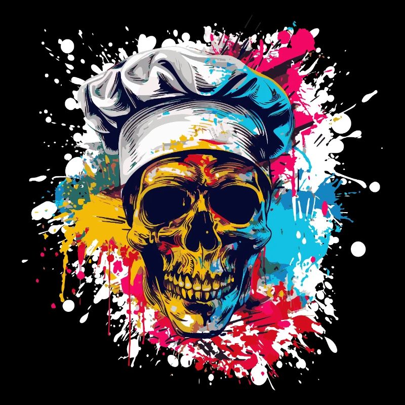 Koch Chef Totenkopf