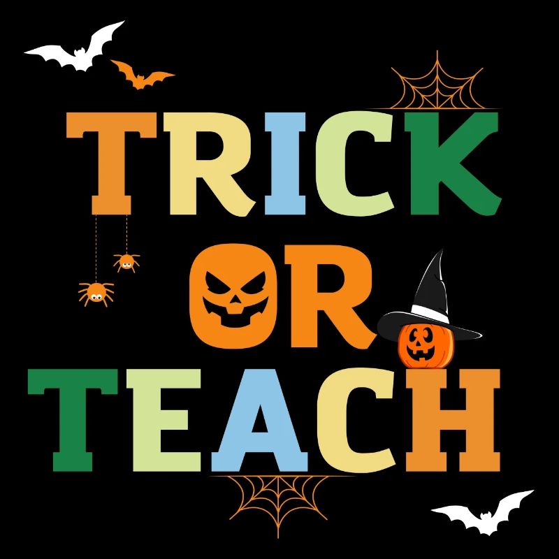 Trick or Teach Lehrer Halloween Geschenk