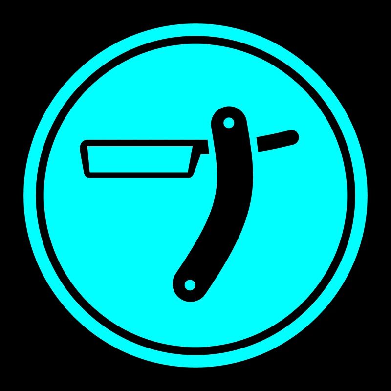 Shaving Barber Circle