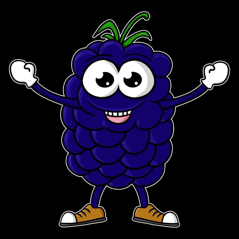 Brombeere Cartoon