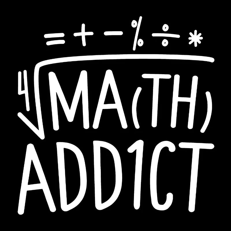 T-shirt Math Addict
