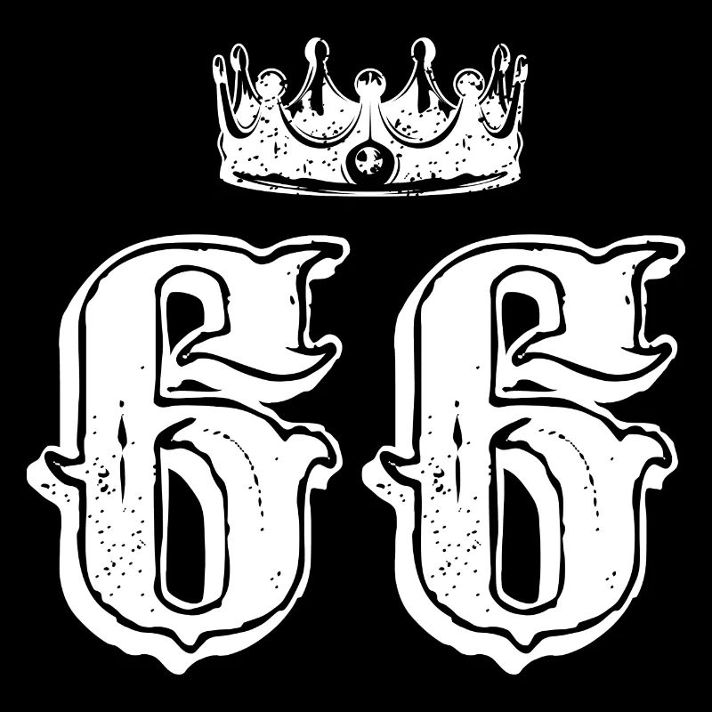 66 Number crown