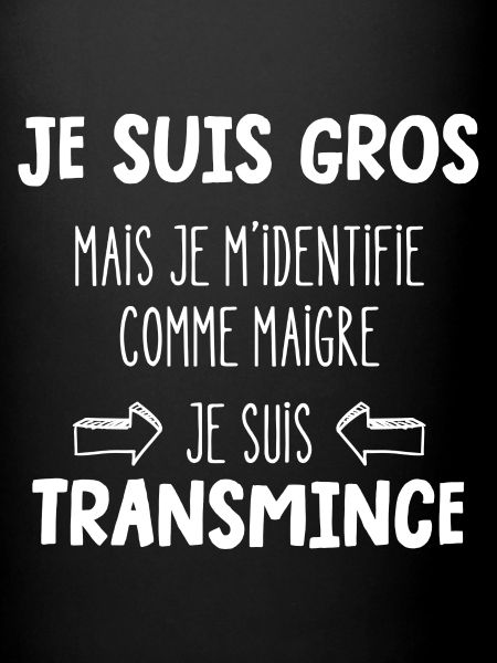 je m'identifie comme maigre