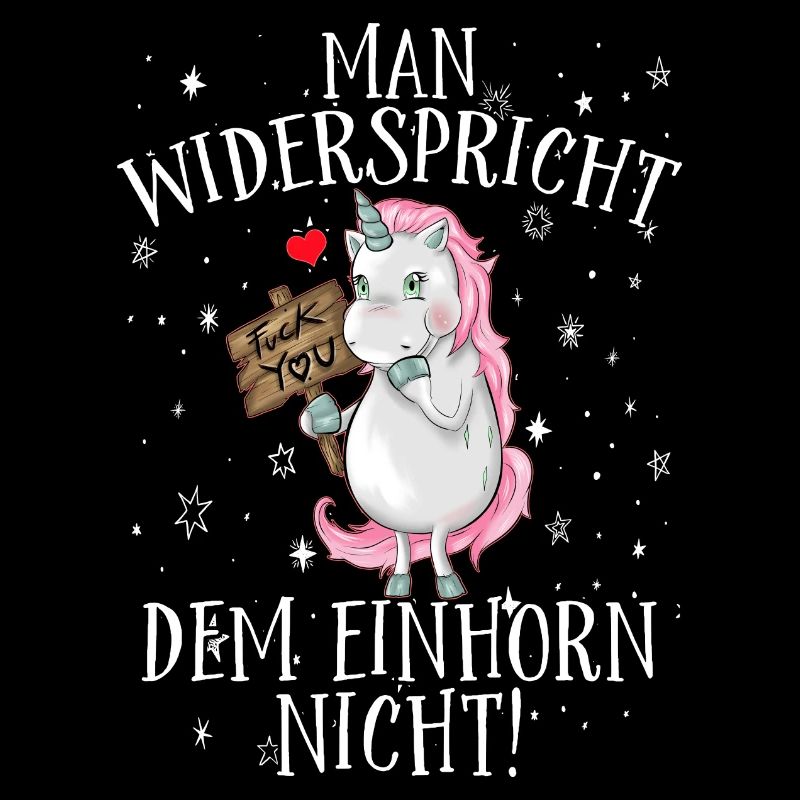 Einhorn Einhörner Unicorns Widersprechen Geschenk