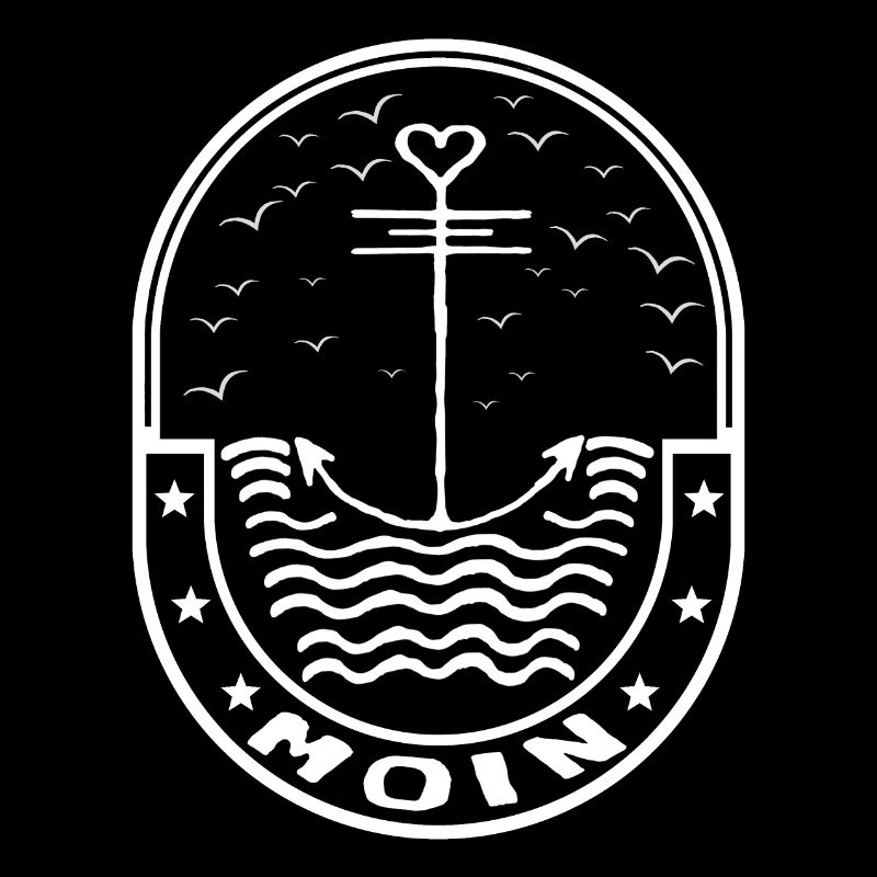 moin. weiß anker
