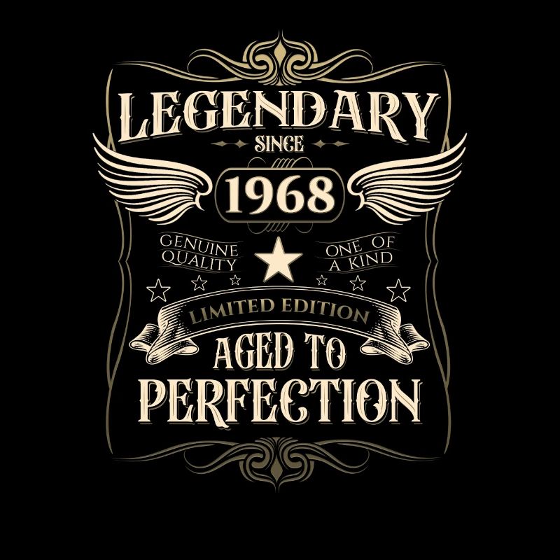 Legendary since 1968 54th birthday gift Awesome