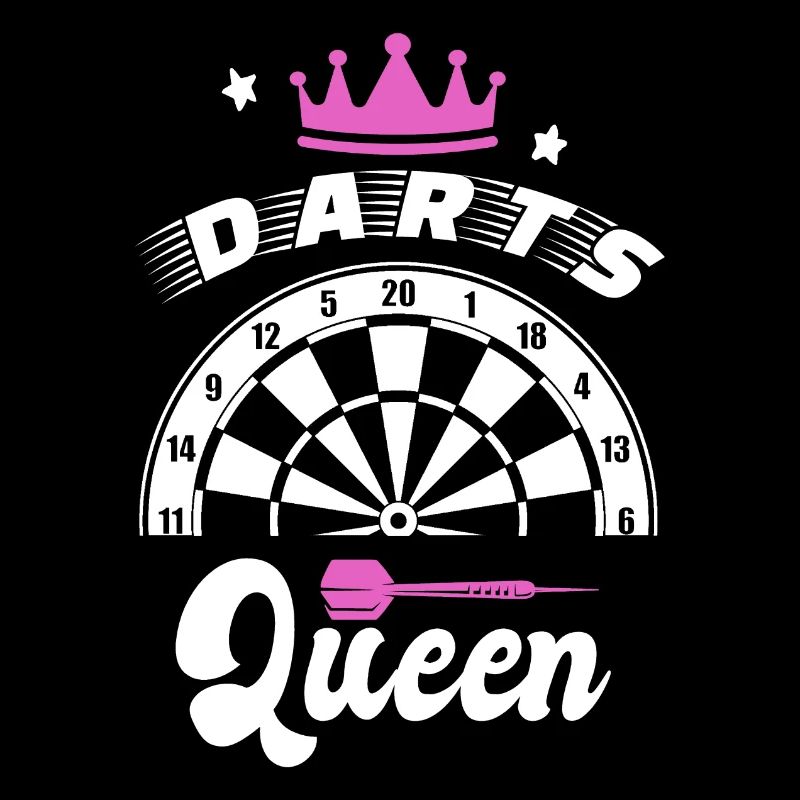 Joueuse de fléchettes féminines