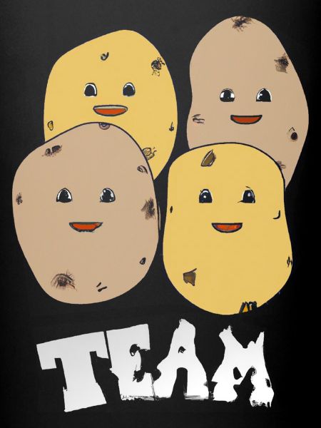 Potato Team Komisk stil