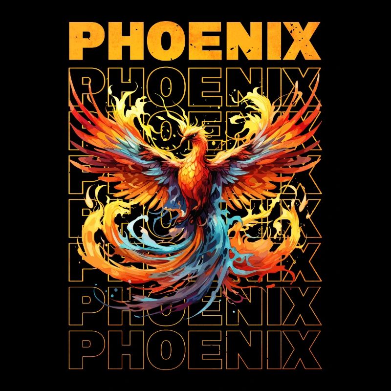 Phoenix Phoenix Fire Flames Bird Mythology