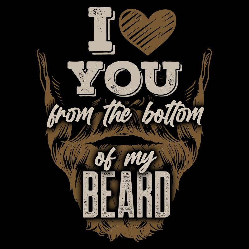 Bart Meme Ich liebe dich von meinem Bart Lustiger Bart Pu