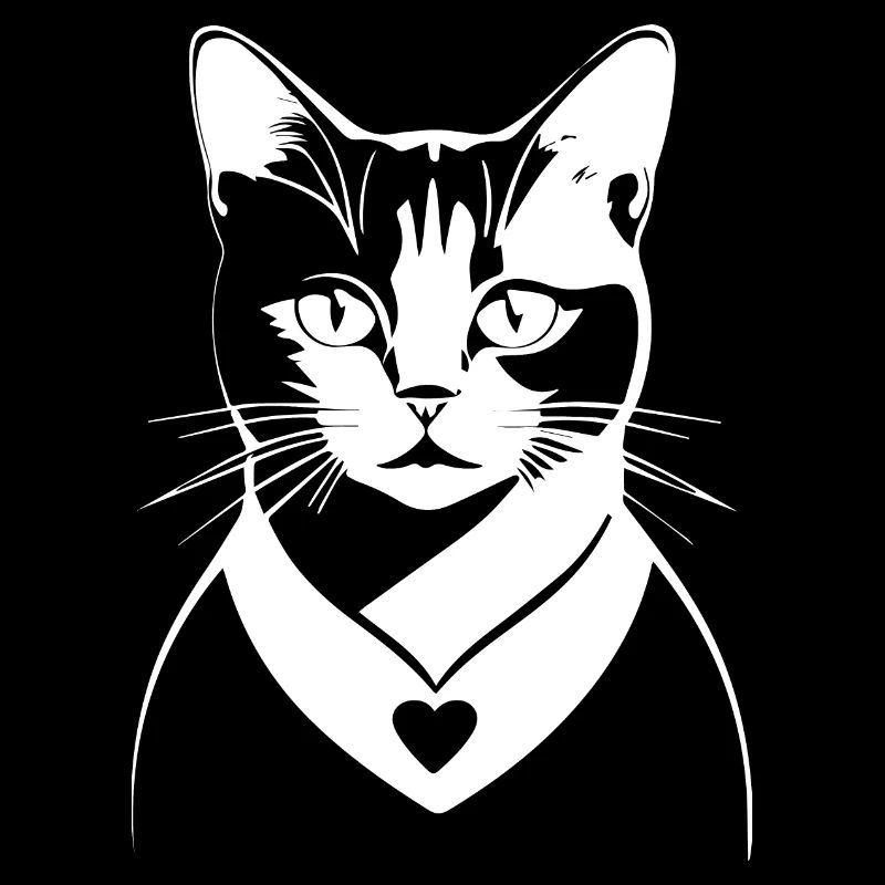 Drôle de chat Silhouette Cheeky Fun Cats